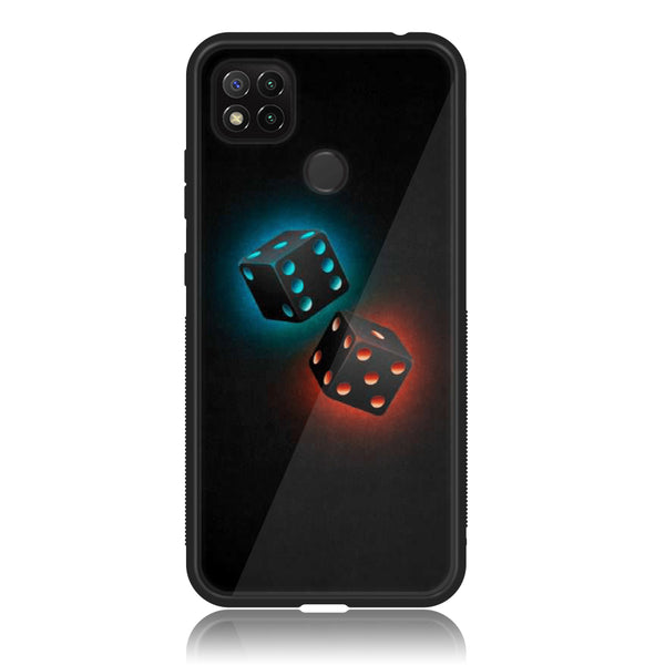 Xiaomi Redmi 9C - Black Art Design 4 - Premium Printed Glass soft Bumper shock Proof Case CS-21043