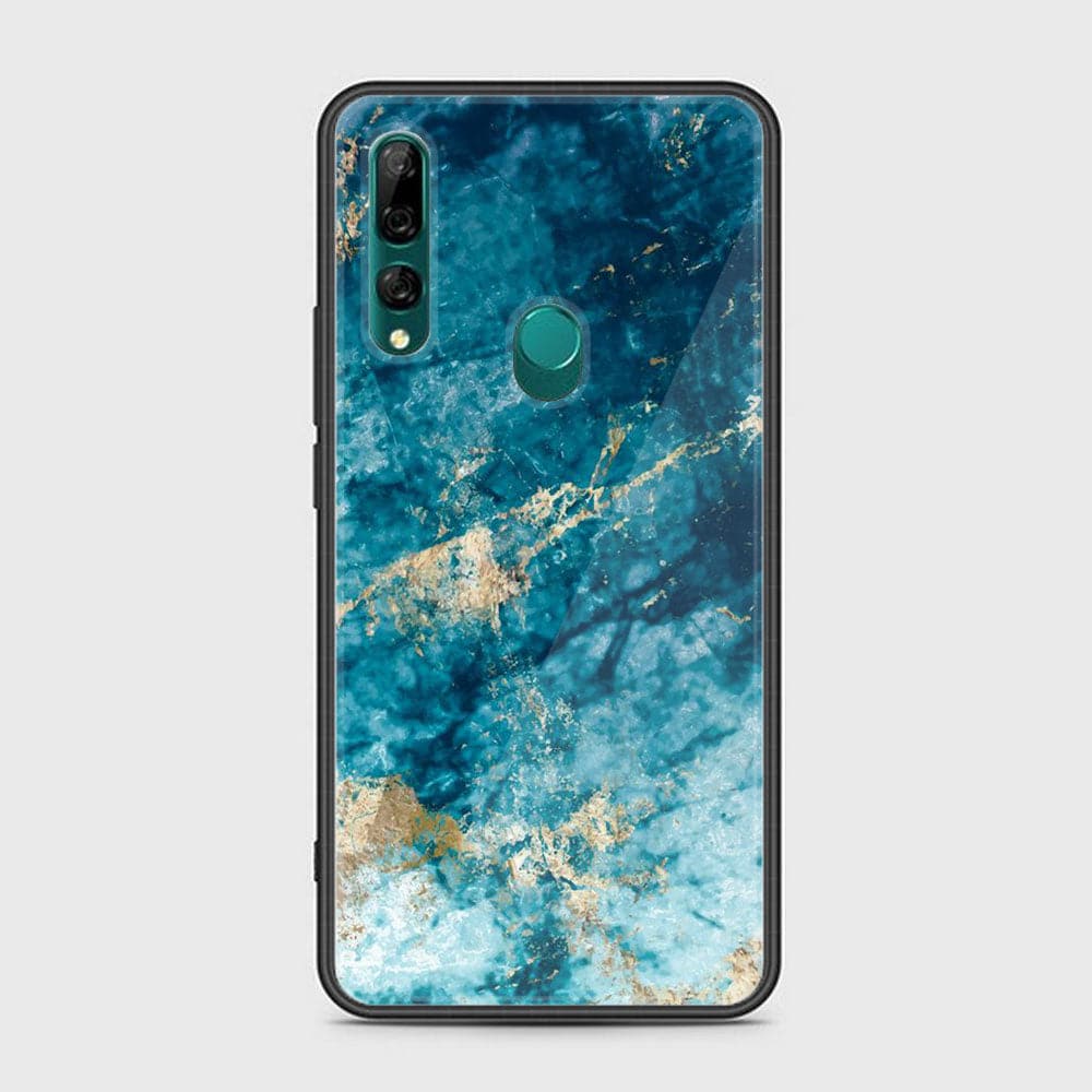 Huawei Y9 Prime (2019) - Blue Marble Series - Premium Printed Glass soft Bumper shock Proof Case