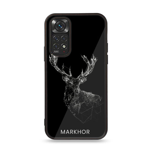 Xiaomi Redmi Note 11s  Markhor Design 4 Premium Printed Glass soft Bumper shock Proof Case CS-20605