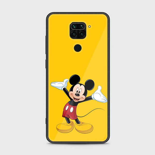 Xiaomi Redmi 10X 4G / Xiaomi Redmi Note 9-  Cartoons  Design 4  Premium Printed Glass soft Bumper shock Proof Case CS-30002