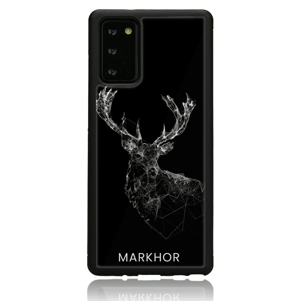 Samsung Galaxy Note 20 - Markhor Series - Premium Printed Glass soft Bumper shock Proof Case