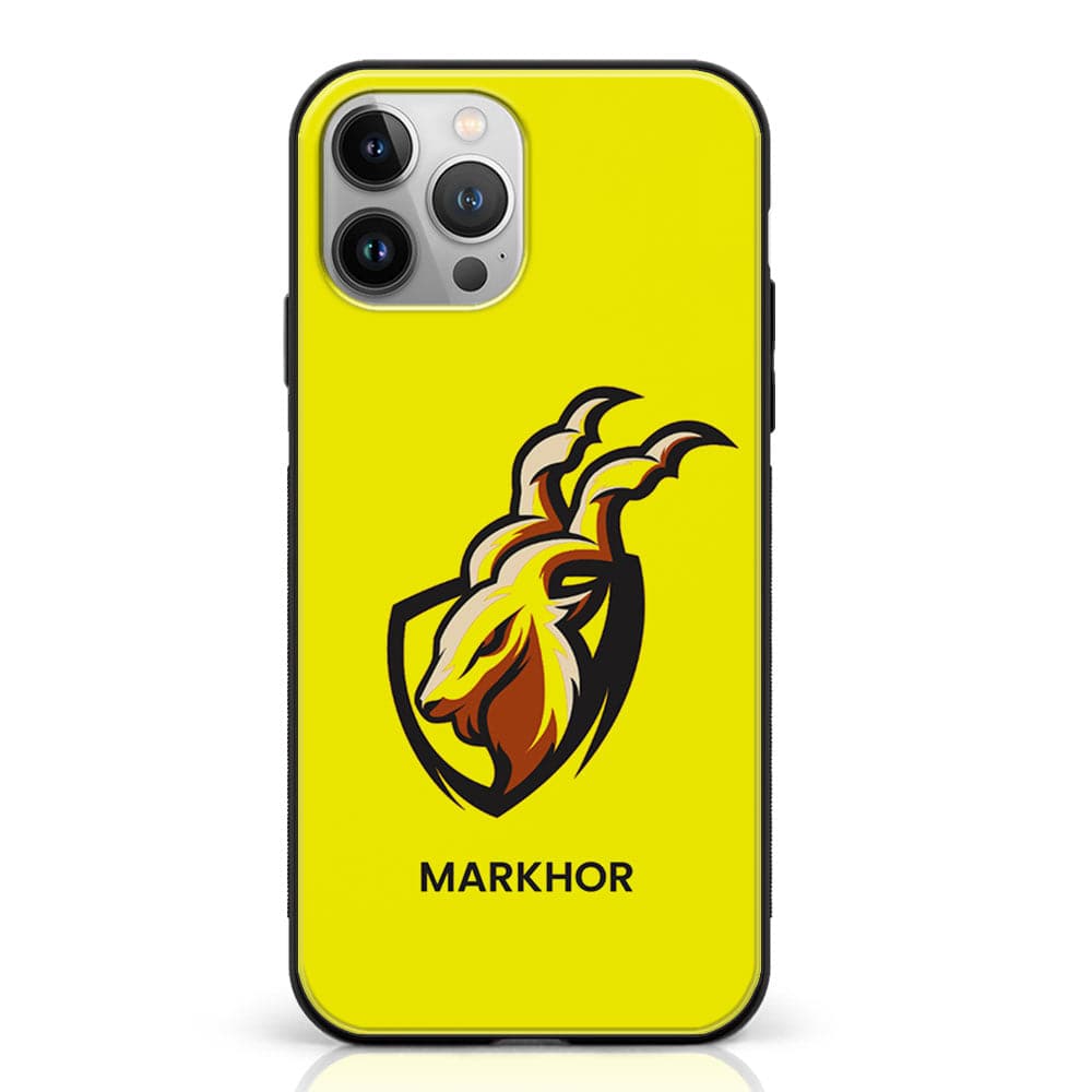 iPhone 12 Pro - Markhor  Series - Premium Metal Printed soft Bumper shock Proof Case