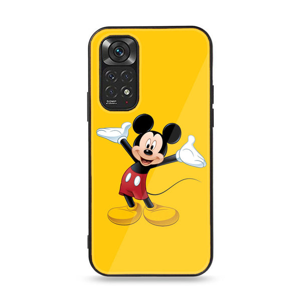 Xiaomi Redmi Note 11 4G/11S Cartoon Design 4 Premium Printed Glass soft Bumper shock Proof Case CS-9886 CS-12666