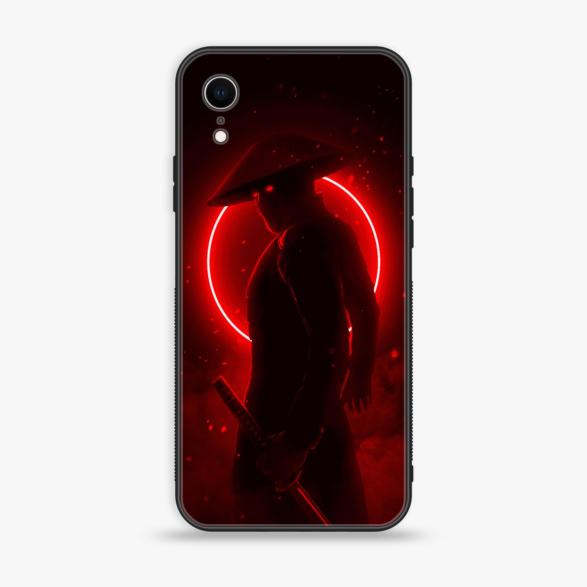 iPhone XR - Ninja  Series - Premium Printed Glass soft Bumper shock Proof Case