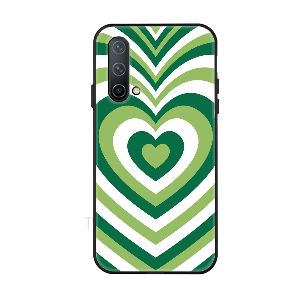 OnePlus Nord CE 5G - Heart Beat Series - Premium Printed Glass soft Bumper shock Proof Case