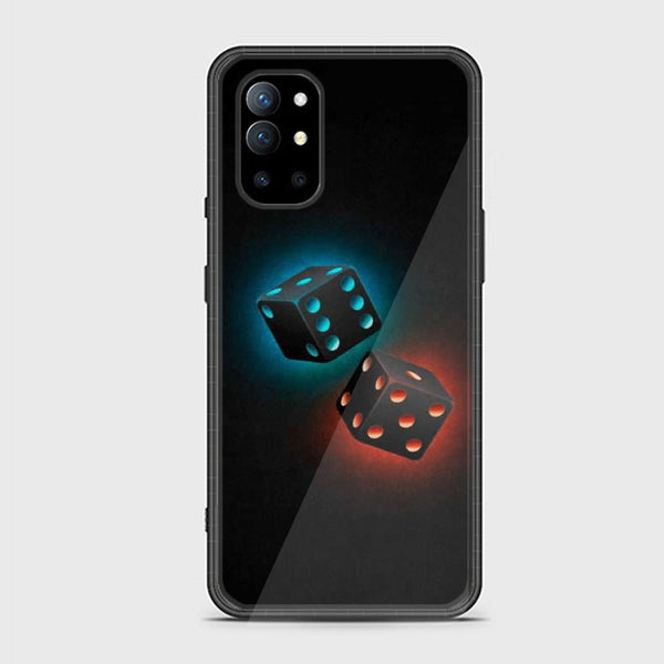 OnePlus 9R/8T - Black Art Design 4 - Premium Printed Glass soft Bumper shock Proof Case CS-9619