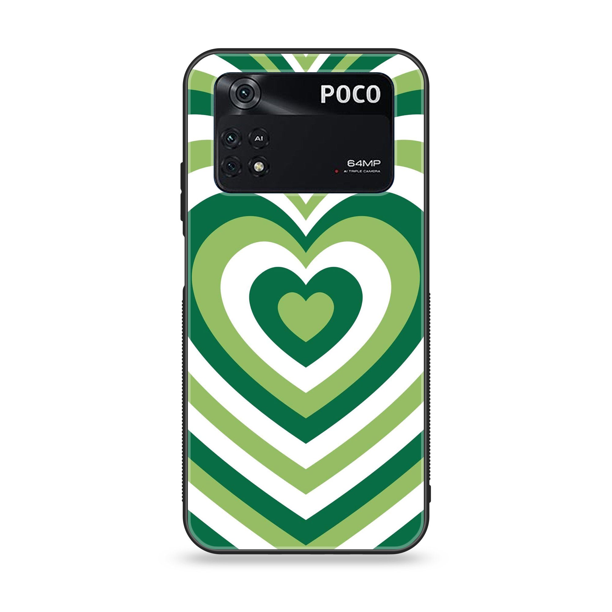 Xiaomi Poco M4 Pro 4G- Heart Beat Series - Premium Printed Glass soft Bumper shock Proof Case