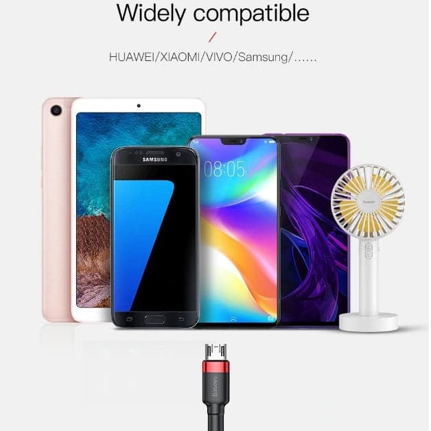 Baseus Original Micro Fast Charging Cable 1 Meter & 2 Meter
