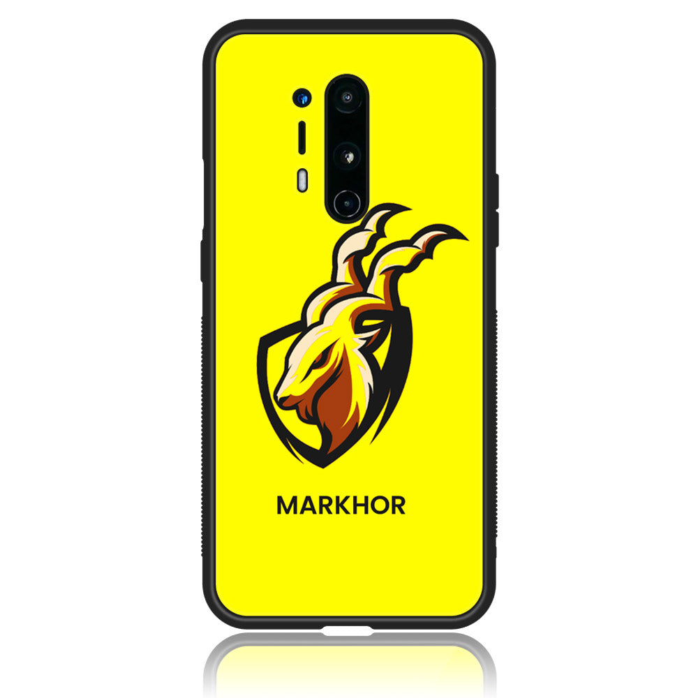 OnePlus 8 Pro - Markhor Series - Premium Printed Glass soft Bumper shock Proof Case