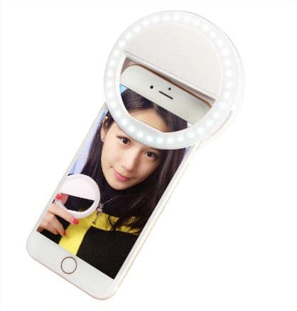 Rechargeable Selfie Ring Led Light for all Mobile Phones Portable