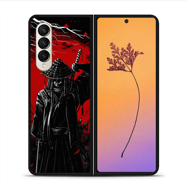 Samsung Galaxy Z Fold 4 Ninja Design 6 - Premium Printed Glass soft Bumper shock Proof Case CS-17086