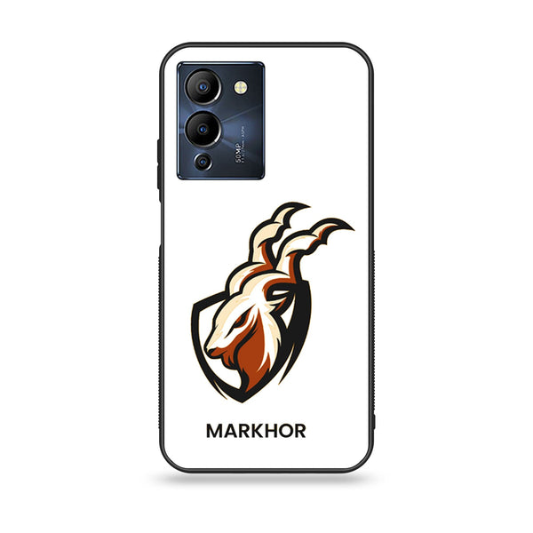 Infinix Note 12 G96 Markhor Design 5 Premium Printed Glass soft Bumper shock Proof Case CS-18782