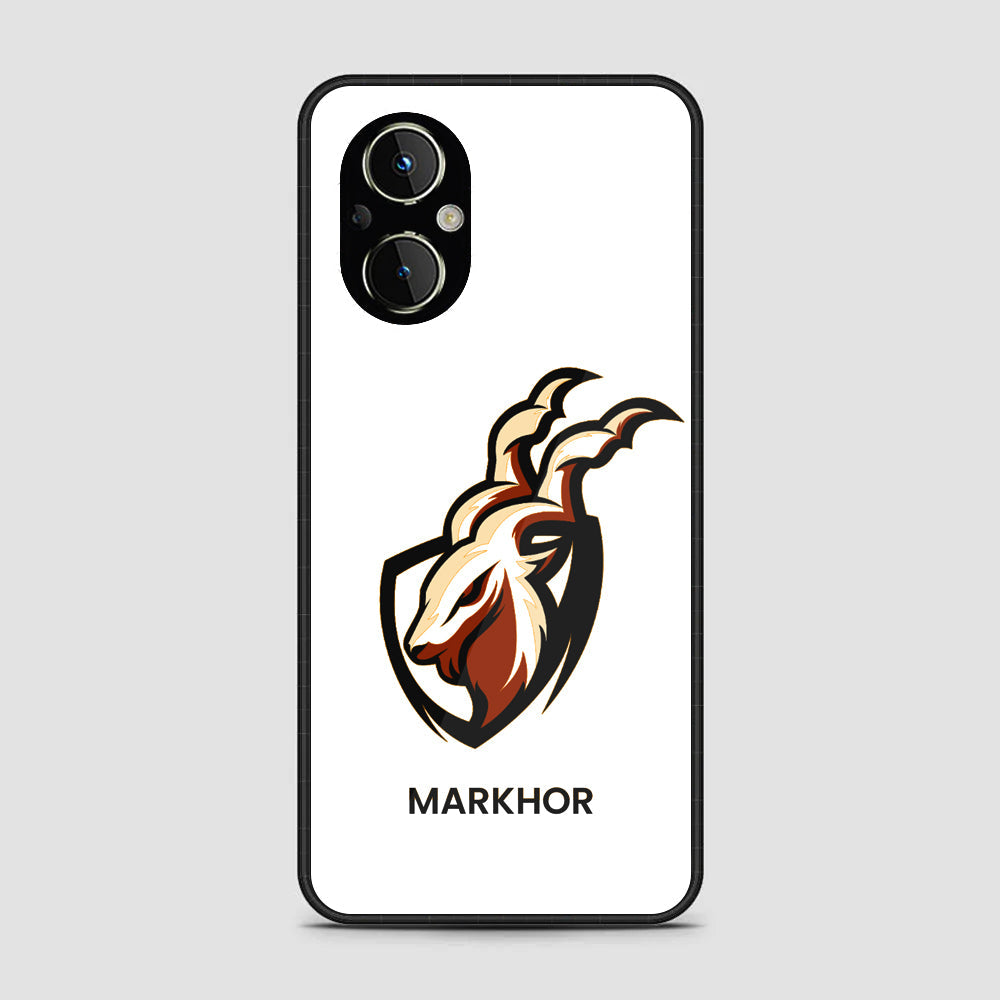 OnePlus Nord N20 5G - Markhor Series - Premium Printed Glass soft Bumper shock Proof Case