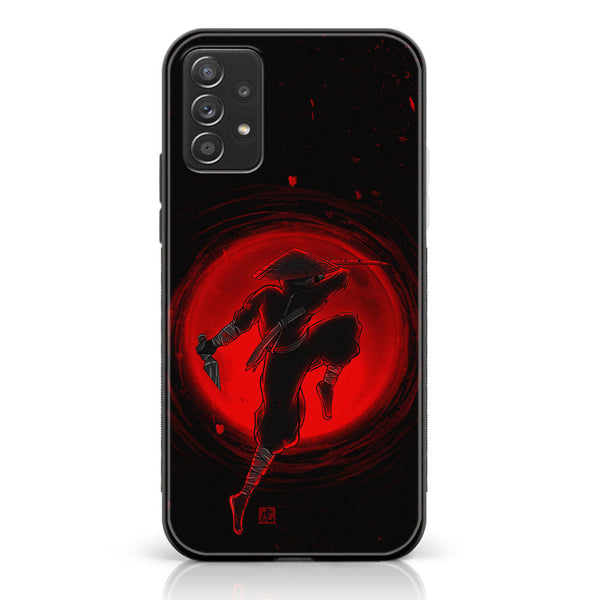 SAMSUNG GALAXY A53 - Ninja Design 5 - Premium Printed Glass soft Bumper shock Proof Case CS-18654