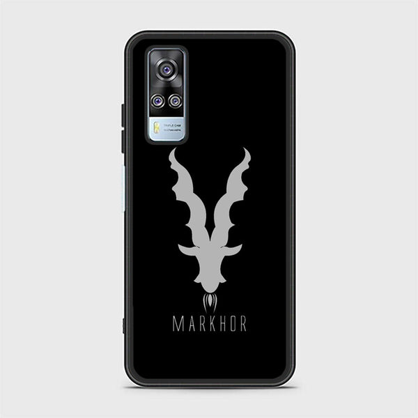 Vivo Y53s 4G Markhor Design 9 Premium Printed Glass soft Bumper shock Proof Case CS-8940