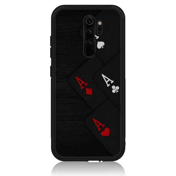 Redmi Note 8 Pro - Black Art  Design 5  - Premium Metal Printed soft Bumper shock Proof Case  CS-30704