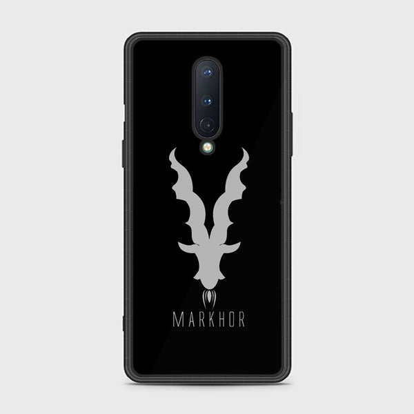 OnePlus 8 - Markhor  Series  Design 8- Premium Printed Glass soft Bumper shock Proof Case CS-22834