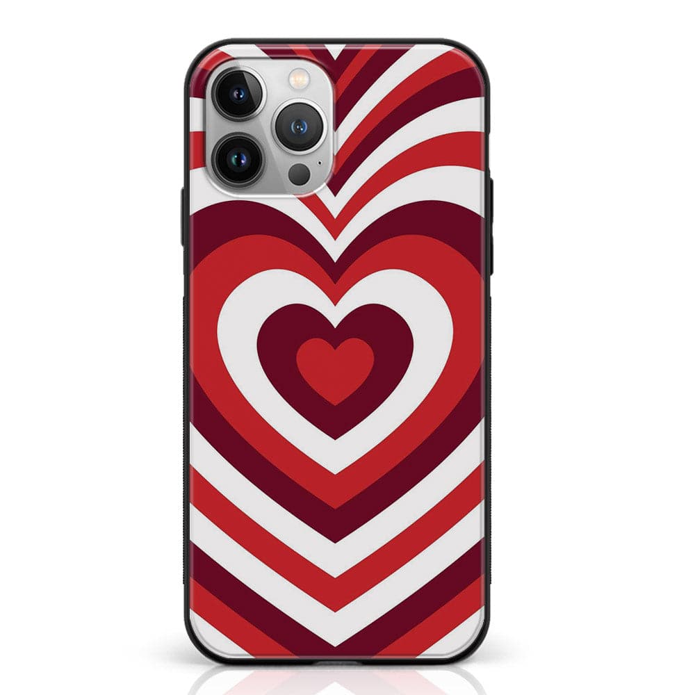 iPhone 12 Pro - Heart Beat Series - Premium Metal Printed soft Bumper shock Proof Case