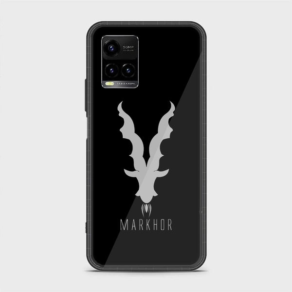 Vivo Y21 4G/ Y33s/ Y21s - Markhor  Design 9 - Premium Printed Glass soft Bumper shock Proof Case  CS-25833