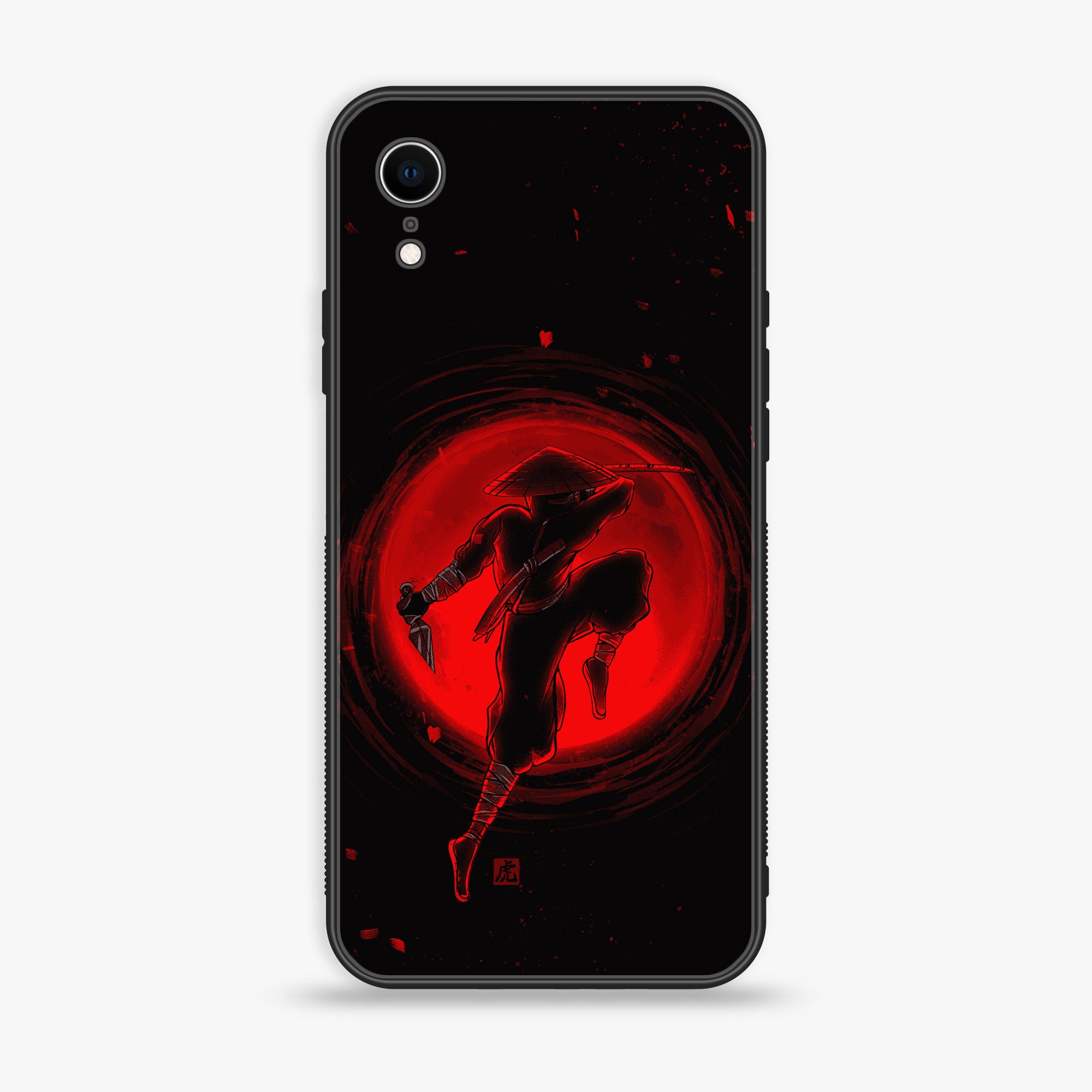 iPhone XR - Ninja  Series - Premium Printed Glass soft Bumper shock Proof Case