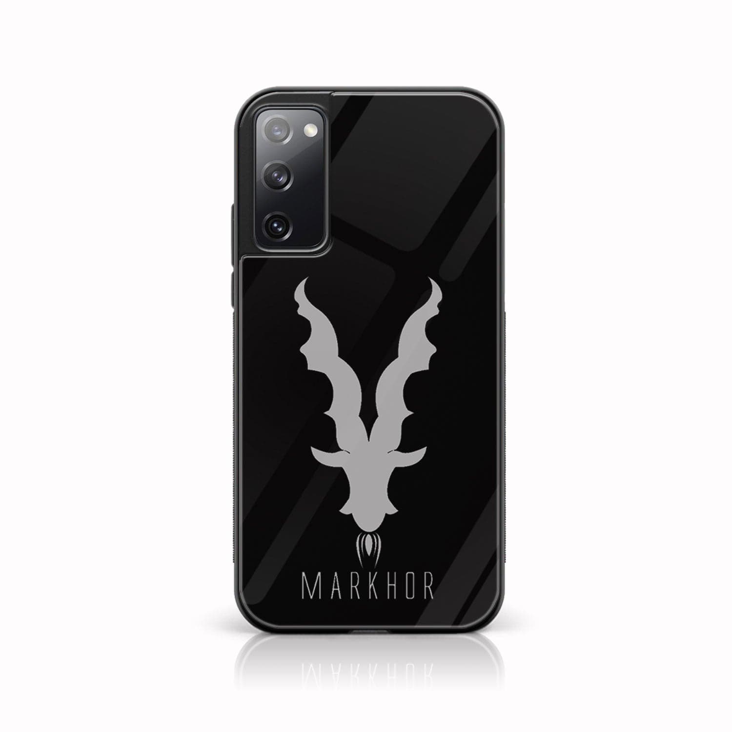 Galaxy S20 FE - Markhor Series - Premium Printed Glass soft Bumper shock Proof Case