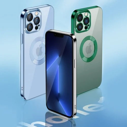 iPhone 14 Pro Luxurious 2.0 Version Transparent Plating iPhone Case