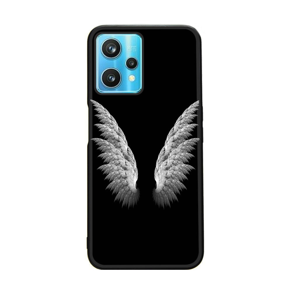 Realme 9 Pro - Angel Wings Series - Premium Printed Glass soft Bumper shock Proof Case