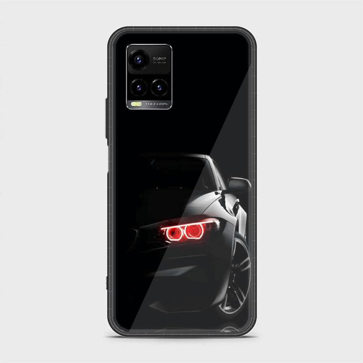 Vivo Y21 4G/ Y33s/ Y21s/ Y21A/ Y21T/Y33T - Black Art Design 6 - Premium Printed Glass soft Bumper shock Proof Case CS-13722
