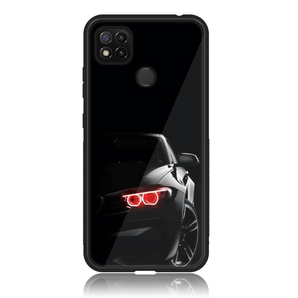 Xiaomi Redmi 9C/ 10AC - Black Art Design 6  - Premium Printed Glass soft Bumper shock Proof Case  CS-25241