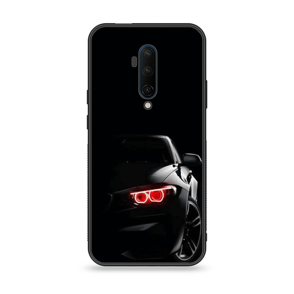 OnePlus 7T Pro - Black Art Design 6- Premium Printed Glass soft Bumper shock Proof Case CS-10799