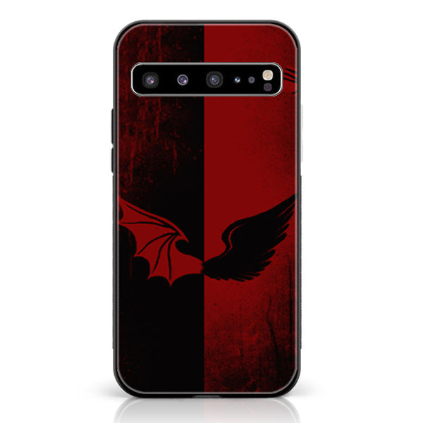 Samsung Galaxy S10 5G -  Angel Wings 2.0 Design 6 - Premium Printed Glass soft Bumper shock Proof Case  CS-16741