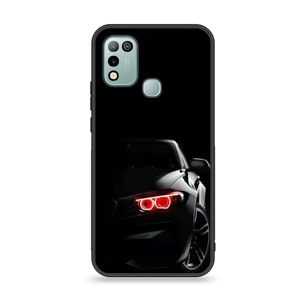 Infinix Hot 11 Play  / Hot 10 Play  - Black Art Series  Design 6 Premium Metal Printed soft Bumper shock Proof Case  CS-19397