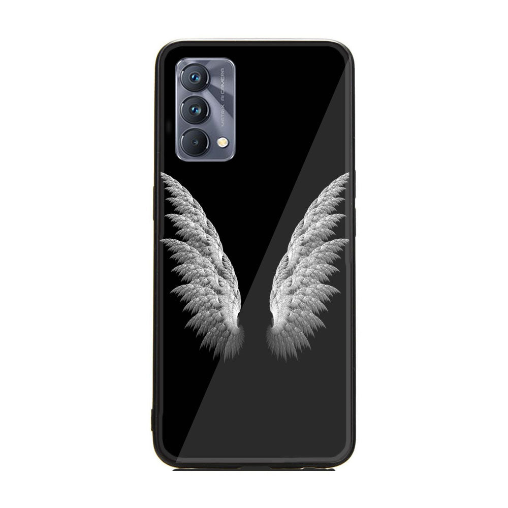 Realme GT Master Edition Angel Wings Series  Premium Printed Glass soft Bumper shock Proof Case