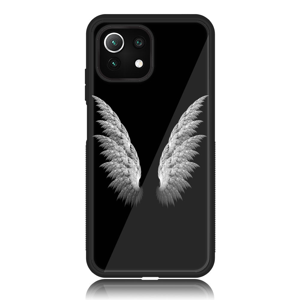 Xiaomi 11 Lite 5G NE - Angel Series - Premium Printed Glass soft Bumper shock Proof Case