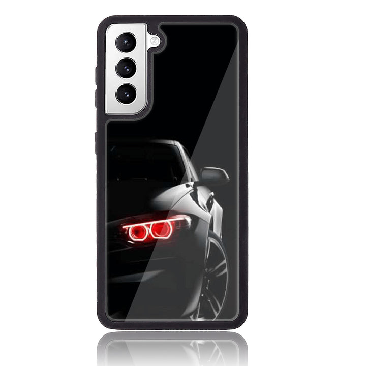 Samsung Galaxy S21 - Black ArtDesign 6 - Premium Metal  Printed soft Bumper shock Proof Case CS-27620