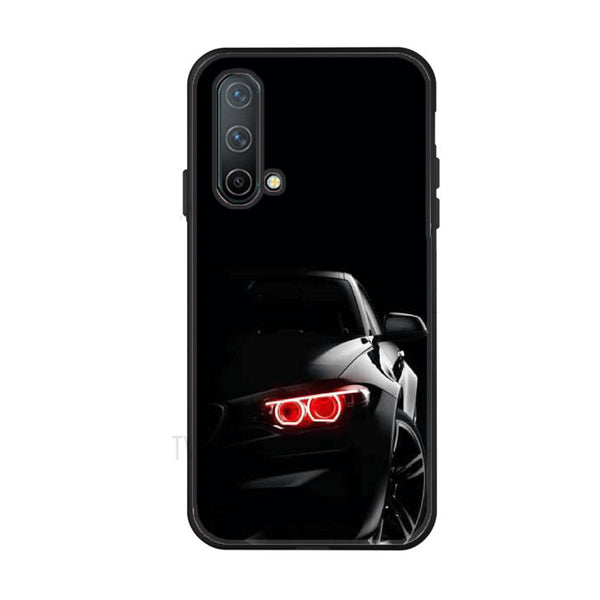 OnePlus Nord CE 5G - BLACK Art Series Design 6  - Premium Printed Glass soft Bumper shock Proof Case  CS-19115