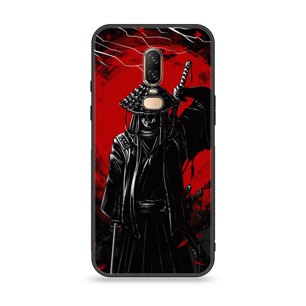 OnePlus 6 - Ninja  Design 6 - Premium Printed Glass soft Bumper shock Proof Case CS-17859