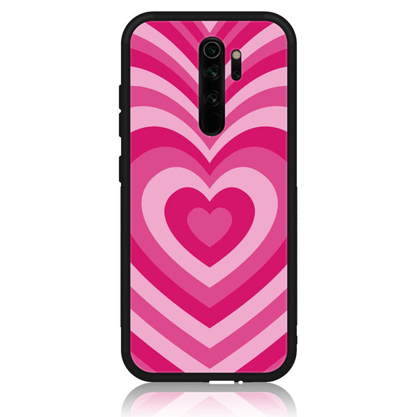 Redmi Note 8 Pro - Heart Beat  Design 6 - Premium Metal Printed soft Bumper shock Proof Case  CS-32238