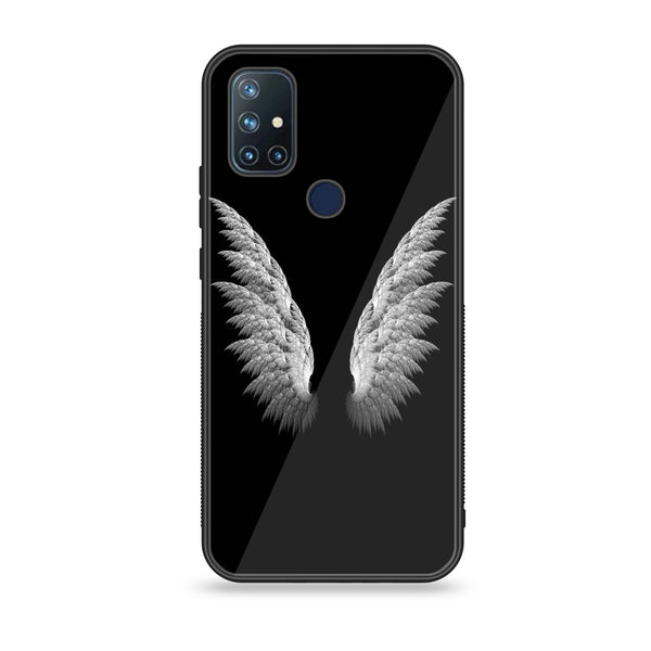 OnePlus Nord N10 - Angel Wings Design 6 - Premium Printed Glass soft Bumper shock Proof Case CS-22805