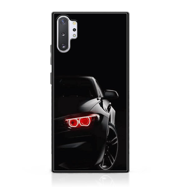 Galaxy Note 10 Pro / Plus - Black Art Design 6- Premium Printed Glass soft Bumper shock Proof Case CS-27818