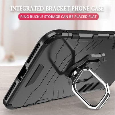 OnePlus 8 Upgraded Ironman With Holding Ring and KickStand Hybrid Shock Proof Case