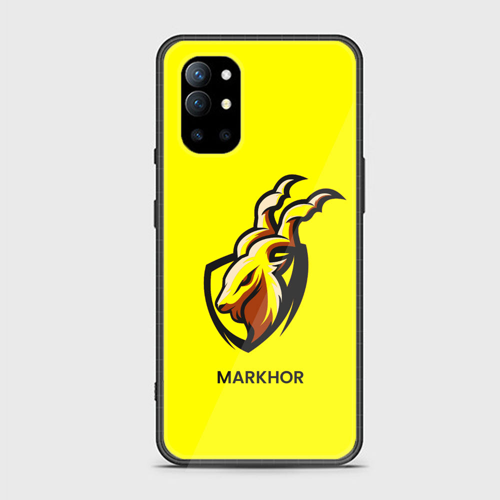 OnePlus 9R Markhor Series  Premium Printed Glass soft Bumper shock Proof Case