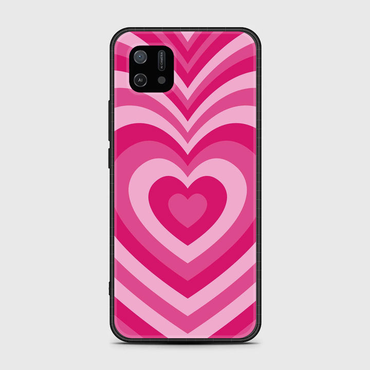 Oppo A16K/ A16e Heart Beat  Design 6 Premium Metal Printed soft Bumper shock Proof Case CS-29847