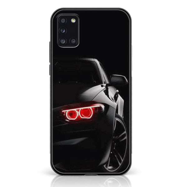 Samsung Galaxy A31 - Black Art Design 6- Premium Printed Glass soft Bumper shock Proof Case CS-17939