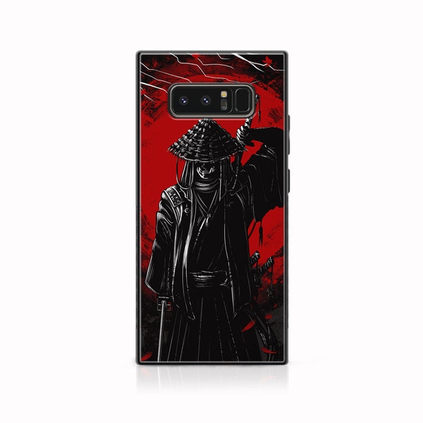 Galaxy Note 8 Ninja Series Design 6  Premium Printed Glass soft Bumper shock Proof Case  CS-20001