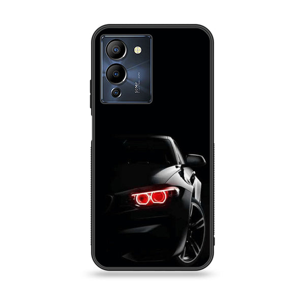 Infinix Note 12 G96 Black Art Design 6 Premium Printed Glass soft Bumper shock Proof Case CS-12938 CS-12940 CS-13069