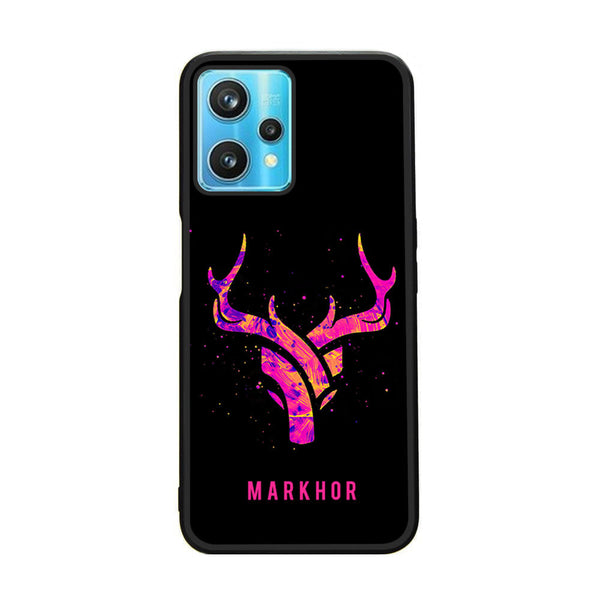 Realme 9 Pro - Markhor Series Design 6  - Premium Printed Glass soft Bumper shock Proof Case  CS-20052