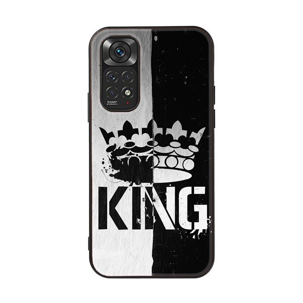 Xiaomi Redmi Note 11 Pro    King Series V 2.0 Series Premium Printed Glass soft Bumper shock Proof Case