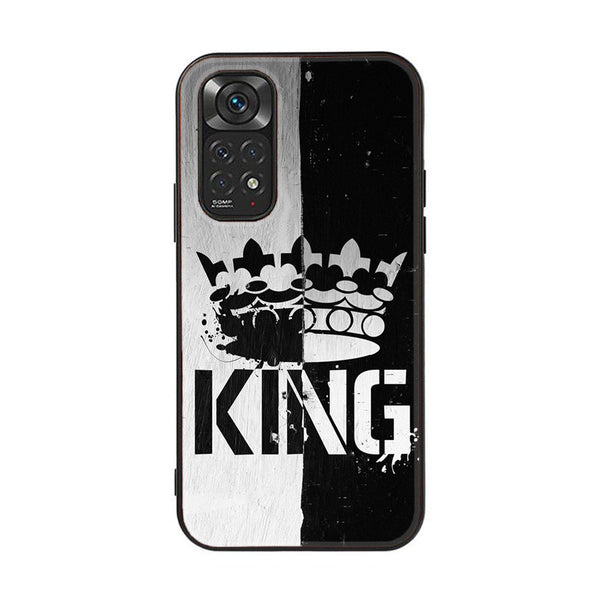 Xiaomi Redmi Note 11 Pro/Note 12 Pro  King Series V 2.0 Design 7 Premium Printed Glass soft Bumper shock Proof Case CS-10016