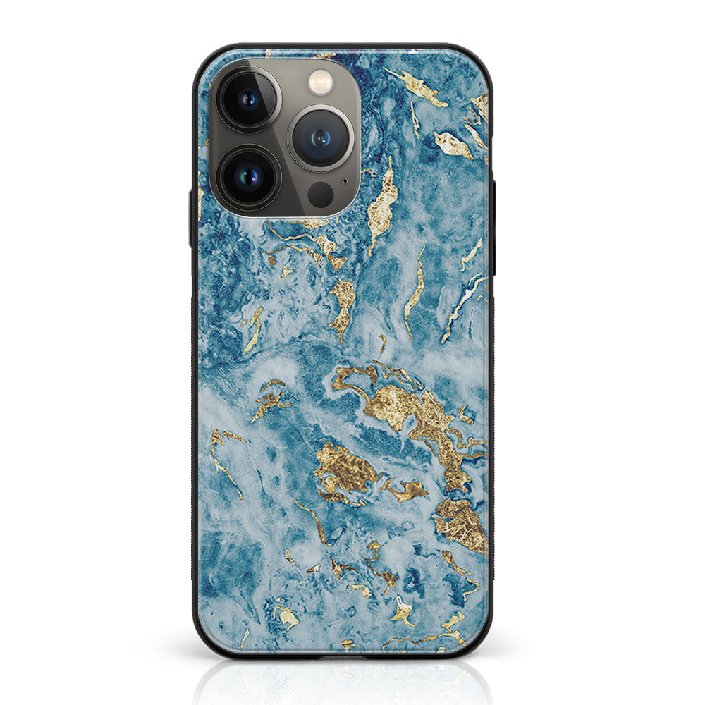 iPhone 12 Pro  - Blue Marble V 2.0 Series - Premium Metal Printed soft Bumper shock Proof Case